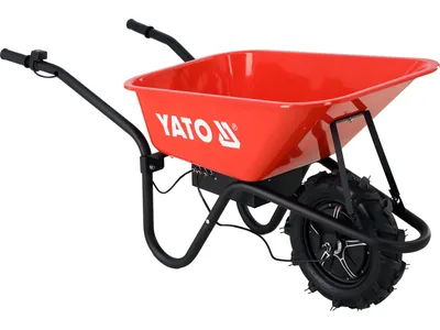 Тачка електрична YATO 2х 12 В, 1,2 АГод, 500 Вт, навантаження- 150 кг