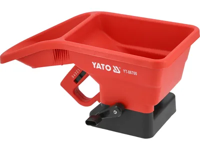 Сівалка і розкидач ручна YATO бункер- 3 л/ 2,5кг, зона обробки- 1,8-3,6 м, 43x20x19,5 см, 5 положень
