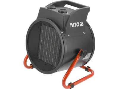 Нагрівач мережевий YATO : 400В, 5кВт, обігрів S≤ 48 м² реж- 50/3300/5000 Вт